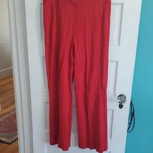 Cato Red Wide Leg Women's Pants